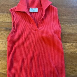 Old Navy Women's Vibrant Red Ribbed Tank Top